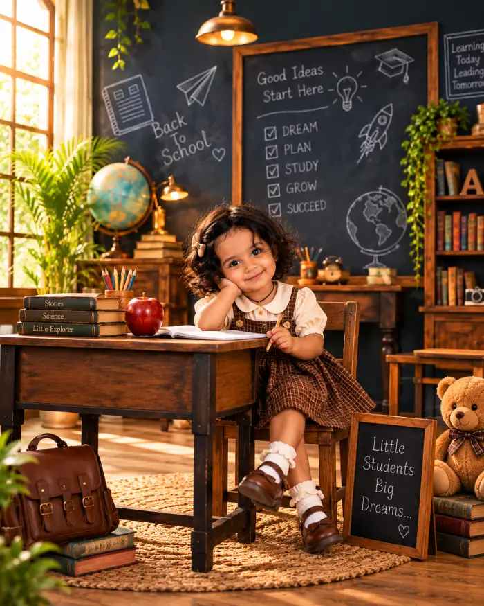 Little scholar theme shoot