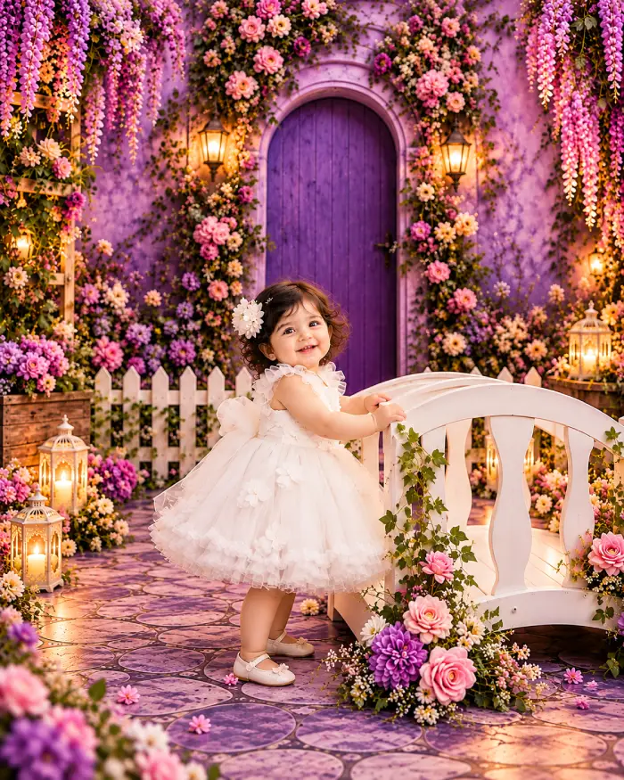 Fairy garden theme shoot